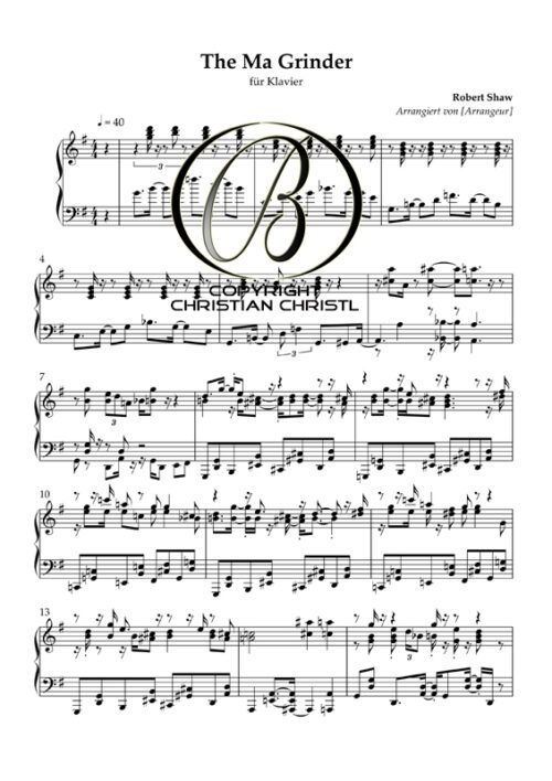 Piano Kurs "MA GRINDER" – Bild 2
