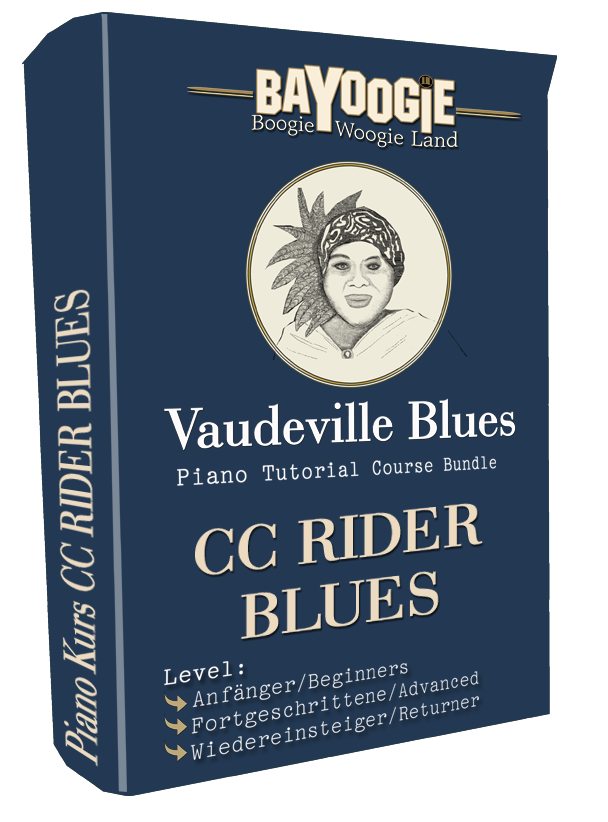 Piano Kurs "CC RIDER BLUES"