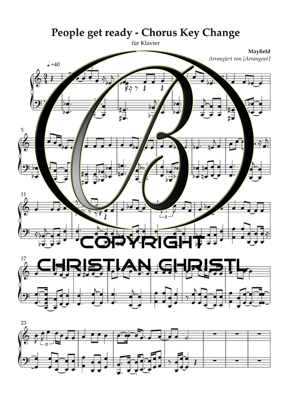 Piano Kurs "PEOPLE GET READY" – Bild 2