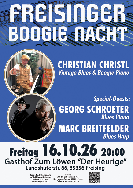 Ticket: Boogie Nacht Freising - Oktober 16, 2026