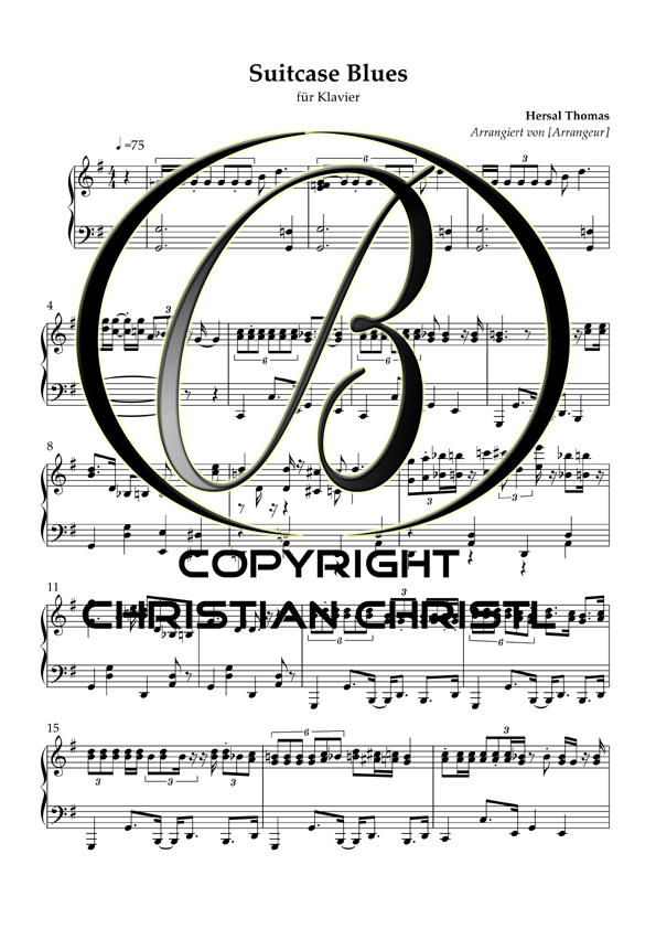 Piano Kurs "SUITCASE BLUES" – Bild 2