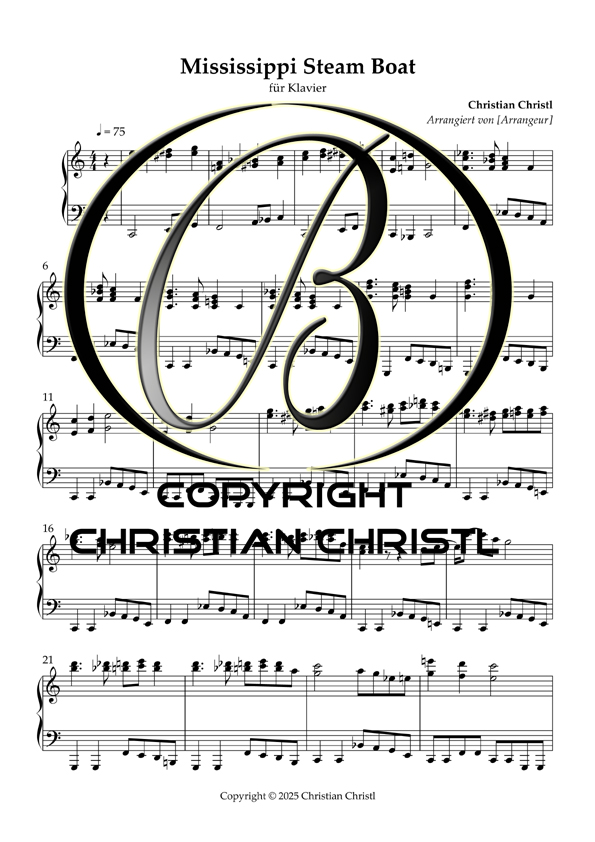 Piano Kurs "MISSISSIPPI STEAM BOAT" – Bild 2